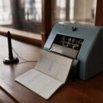Vintage British stamped passbook for savings