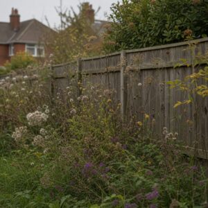 Garden shared with wild creatures and insects